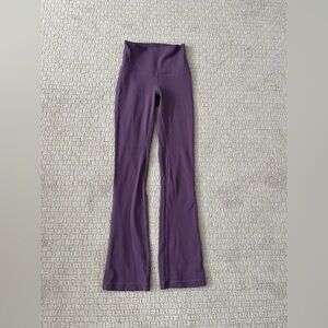 Lululemon Align High Rise Mini Flare Pant Legging purple